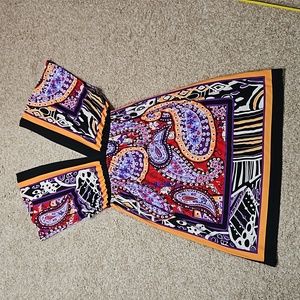 Colorful Paisley Dress or Cover Up